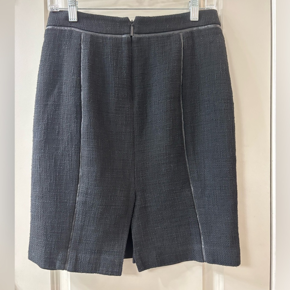 Karl Lagerfeld Tweed Black Skirt - Picture 3 of 7